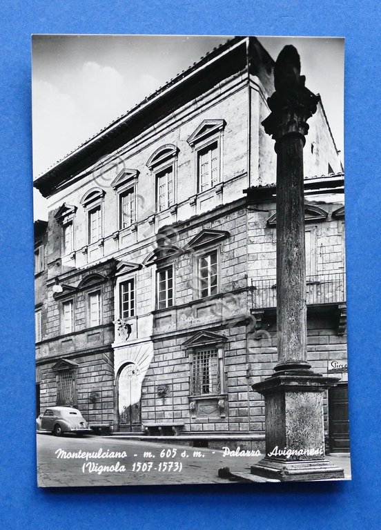 Cartolina Montepulciano - Palazzo Avignonesi - 1960 ca.