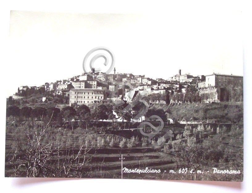 Cartolina Montepulciano - Panorama 1955 ca.