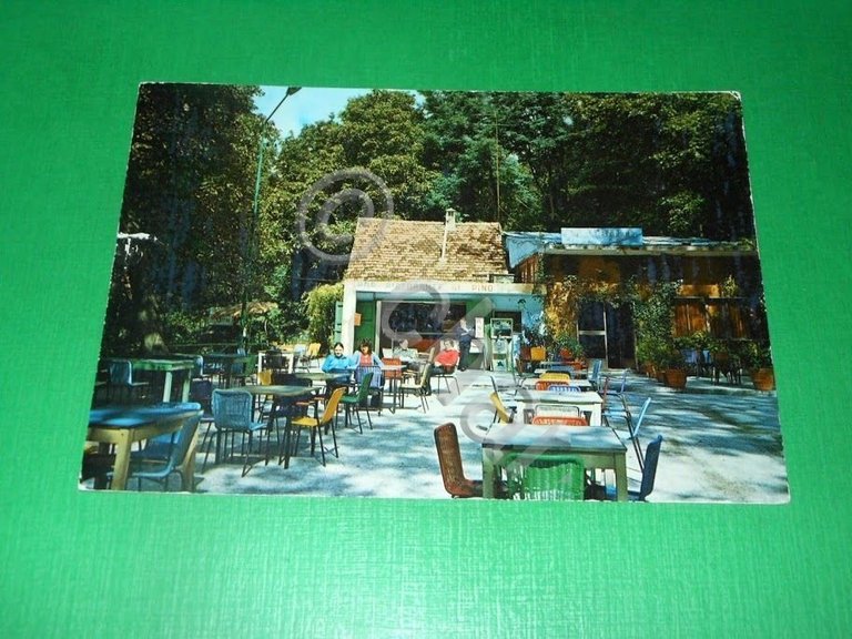 Cartolina Monticchio Laghi - Bar Ristorante Casetta Alpina 1980 ca
