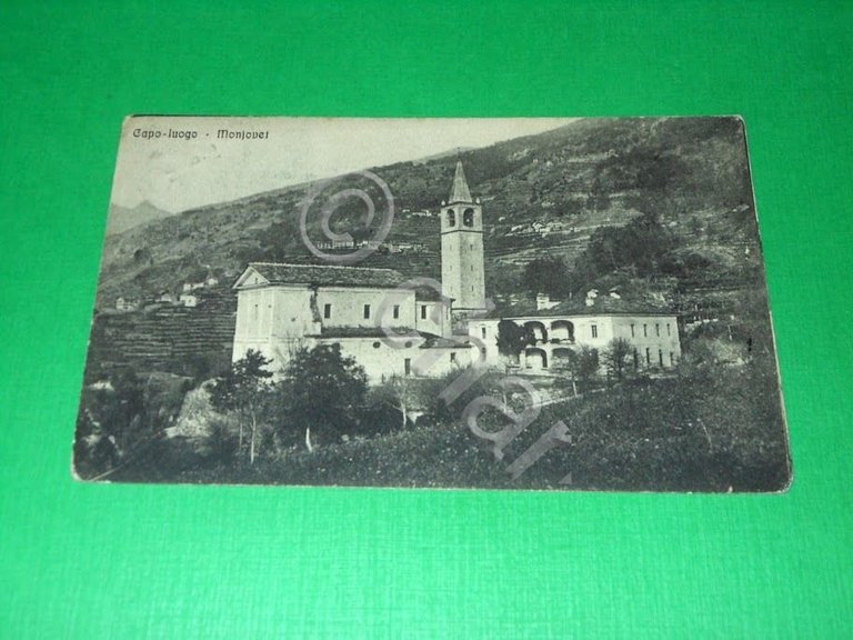 Cartolina Montjovet ( Aosta ) - Particolare 1915
