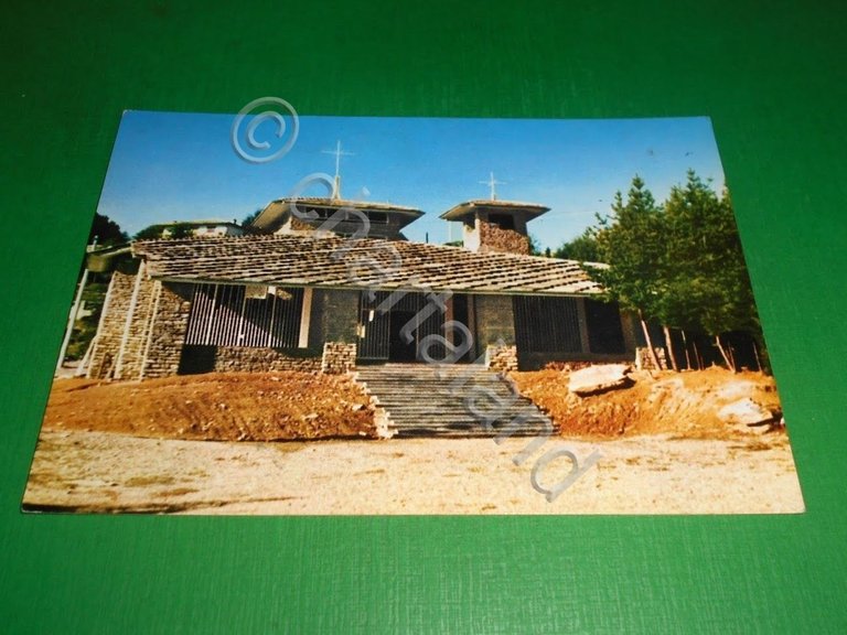 Cartolina Montoso Bagnolo Piemonte - Santuario Beata Vergine dell' Assunta …