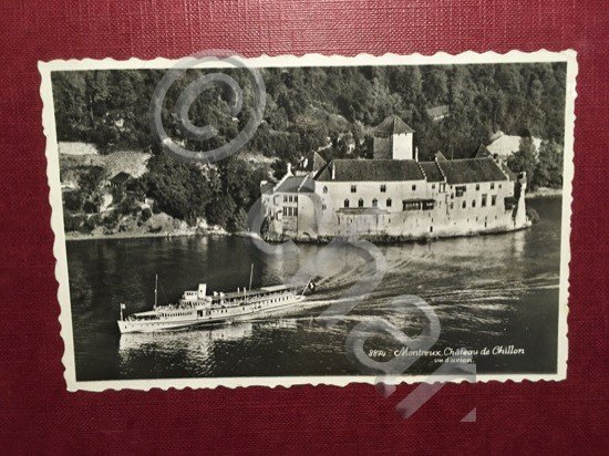 Cartolina Montreux Chateau de Chillon - 1950 ca.