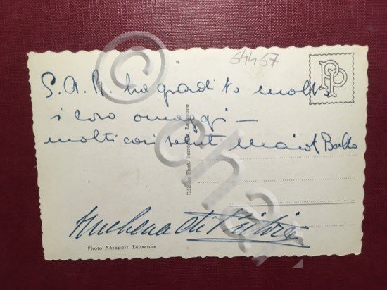 Cartolina Montreux Chateau de Chillon - 1950 ca.