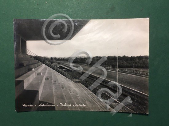 Cartolina Monza - Autodromo - Tribuna Centrale - 1951