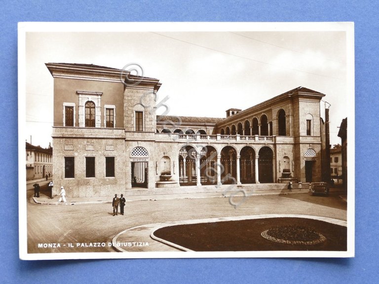 Cartolina Monza - Il Palazzo di Giustizia - 1935 ca.