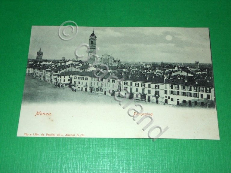 Cartolina Monza - Panorama 1900 ca
