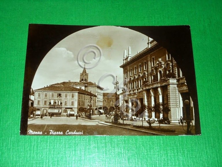 Cartolina Monza - Piazza Carducci -- 1941