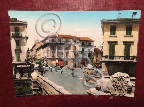 Cartolina Monza - Pone dei Leoni - Via Vittorio Emanuele …