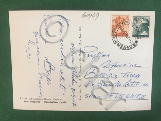 Cartolina Morano Calabro - Cosenza - Villa Comunale E Panorama …