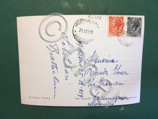 Cartolina Mosasco - Panorama - 1959