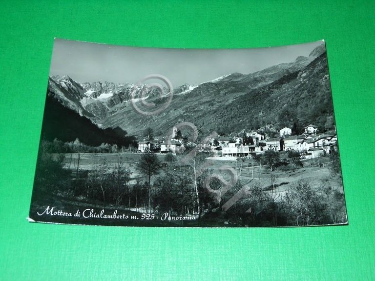 Cartolina Mottera di Chialamberto - Panorama - 1959