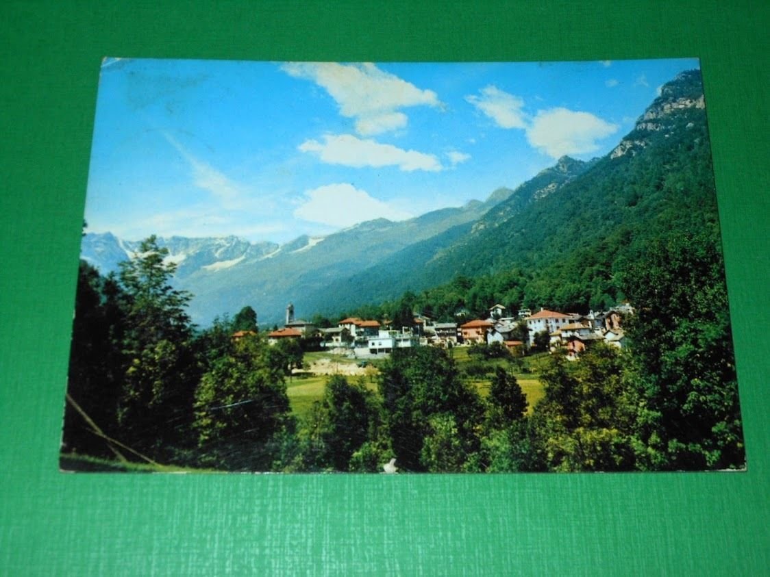 Cartolina Mottera di Chialamberto - Panorama 1970.
