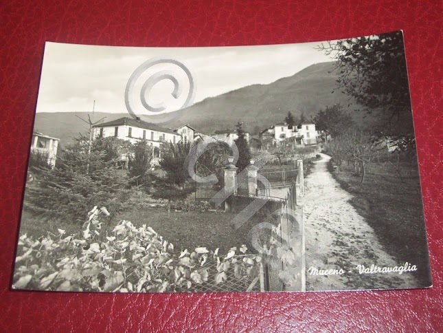 Cartolina Muceno - Valtravaglia 1956.
