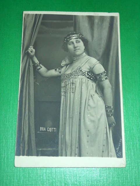 Cartolina Musica Spettacolo - Pina Ciotti 1910 ca.