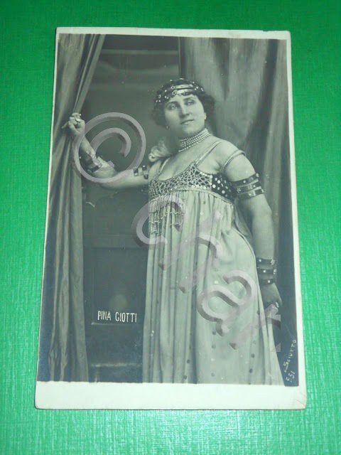 Cartolina Musica Spettacolo - Pina Ciotti 1910 ca.