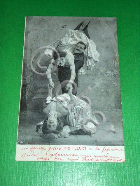 Cartolina Musica Teatro Spettacolo - Trio Fleury 1906
