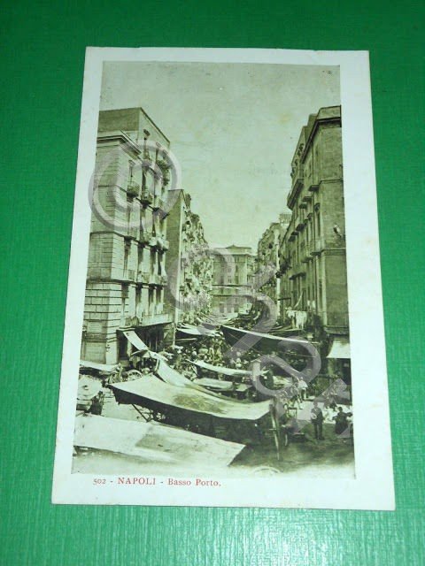 Cartolina Napoli - Basso Porto 1910 ca.