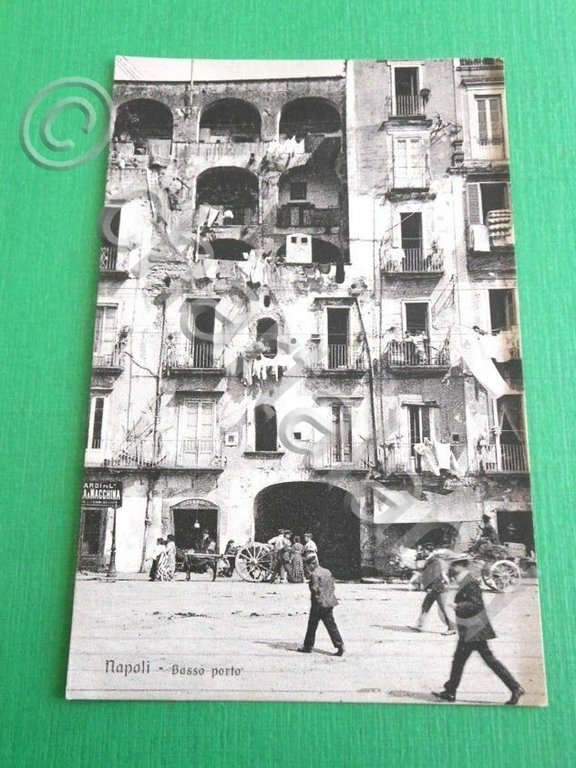 Cartolina Napoli - Basso porto 1920 ca.