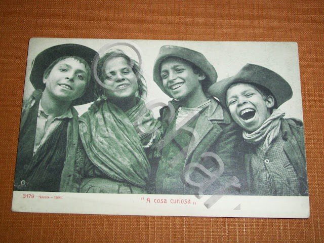 Cartolina Napoli - Costumi Napoletani - A cosa curiosa 1910 …