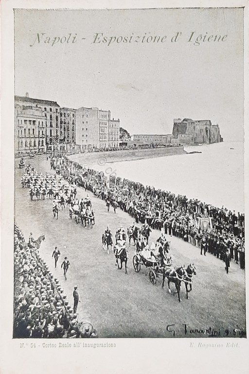 Cartolina Napoli - Esposizione d' Igiene - 1900