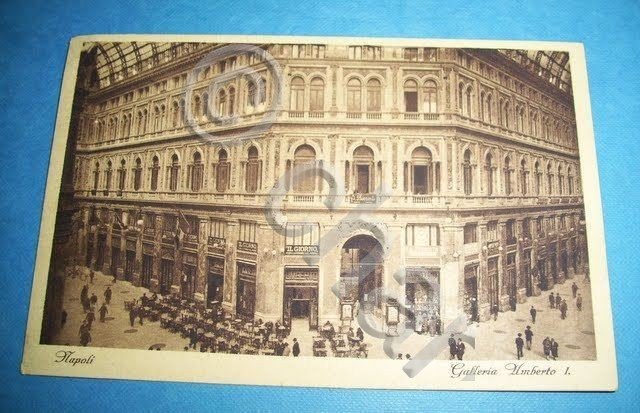 Cartolina Napoli - Galleria Umberto I 1930 ca.
