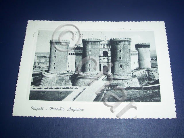Cartolina Napoli - Maschio Angioino 1959.