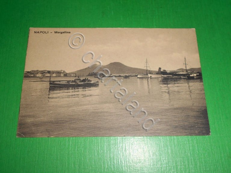 Cartolina Napoli - Mergellina 1920 ca
