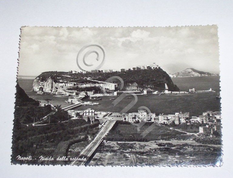 Cartolina Napoli - Nisida dalla Rotonda 1950 ca.