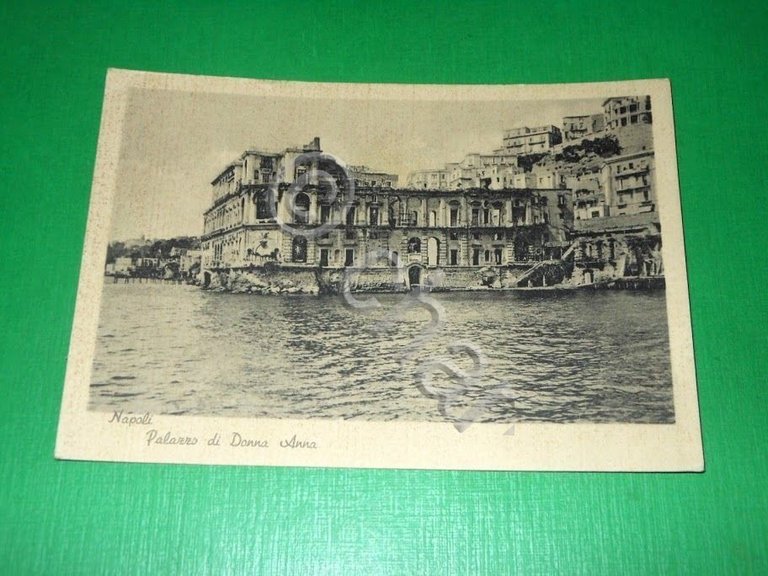 Cartolina Napoli - Palazzo di Donna Anna 1940.
