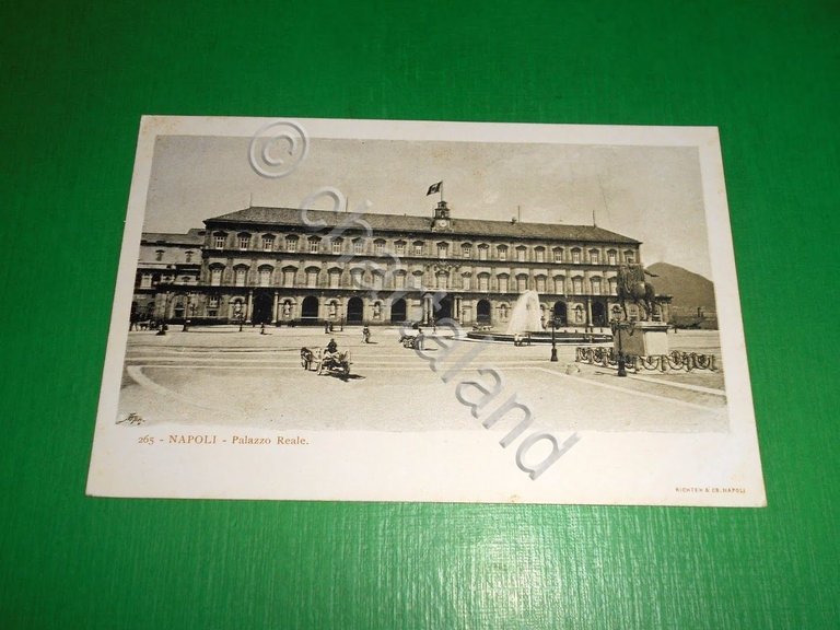 Cartolina Napoli - Palazzo Reale 1910 ca