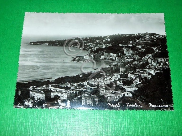 Cartolina Napoli - Posillipo - Panorama 1954