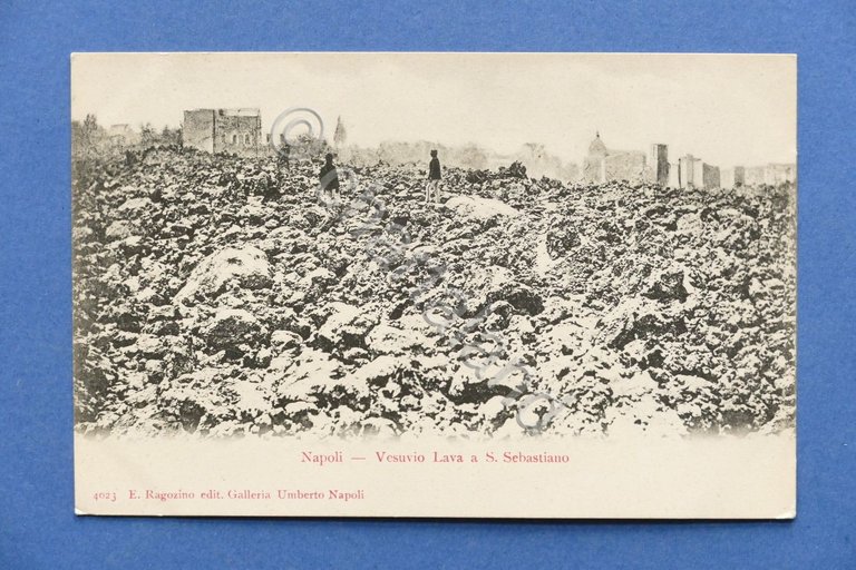 Cartolina Napoli - Vesuvio - Lava a S. Sebastiano - … | Immagine Gallery 2