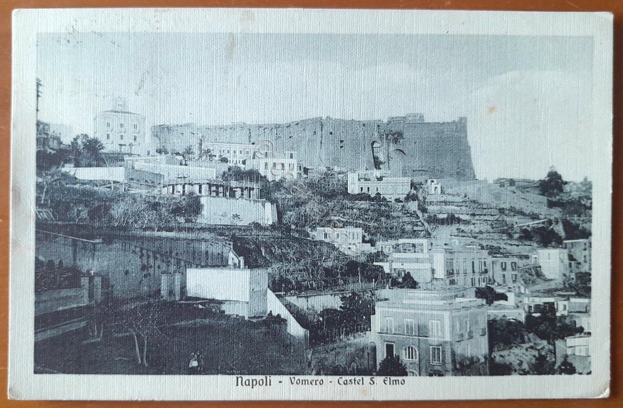 Cartolina Napoli - Vomero - Castel S. Elmo - 1918 | Immagine principale