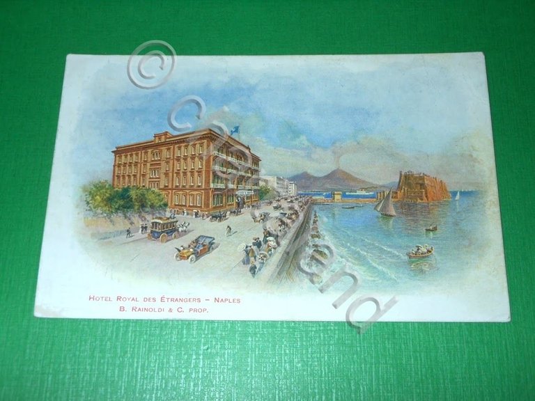 Cartolina Napoli / Naples - Hotel Royal des Etrangers 1912