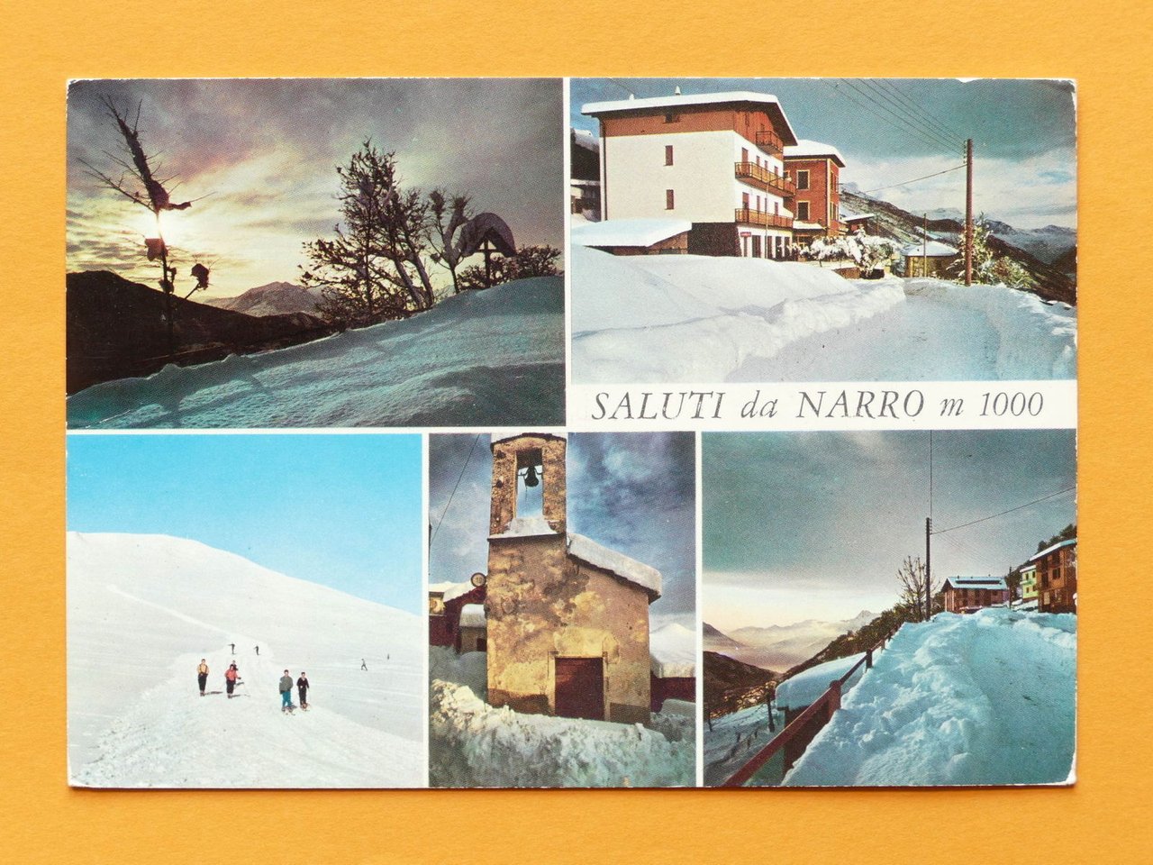 Cartolina Narro - Varie vedute - 1974.