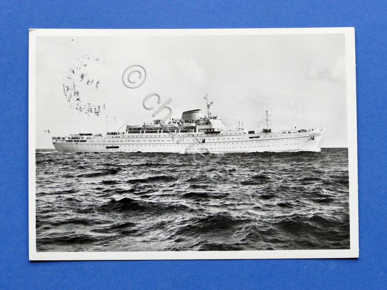 Cartolina Navi - Lloyd Triestino - M/N Europa - 1976