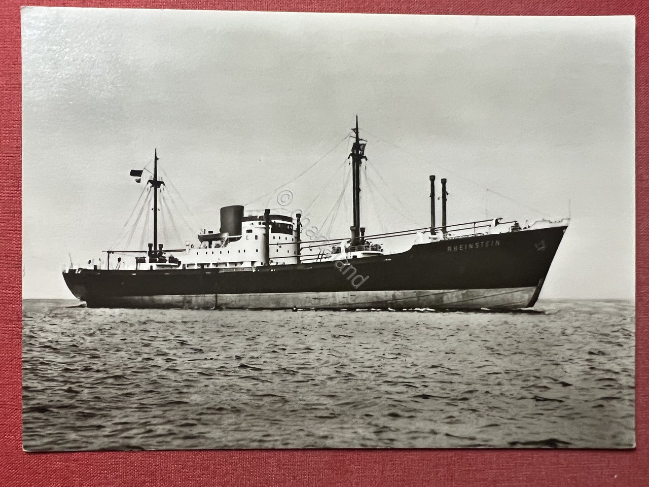 Cartolina Navi - Norddeutscher Lloyd Bremen MS Rheistein 2693 BRT …