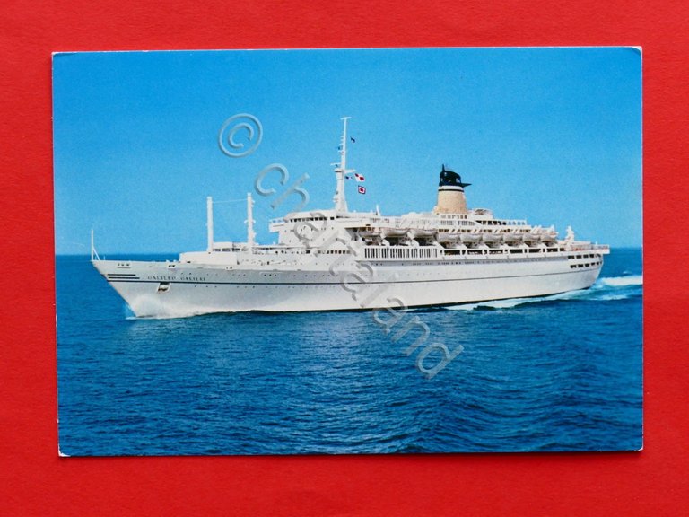 Cartolina Navi - T/N Galileo Galilei - Lloyd Triestino di …