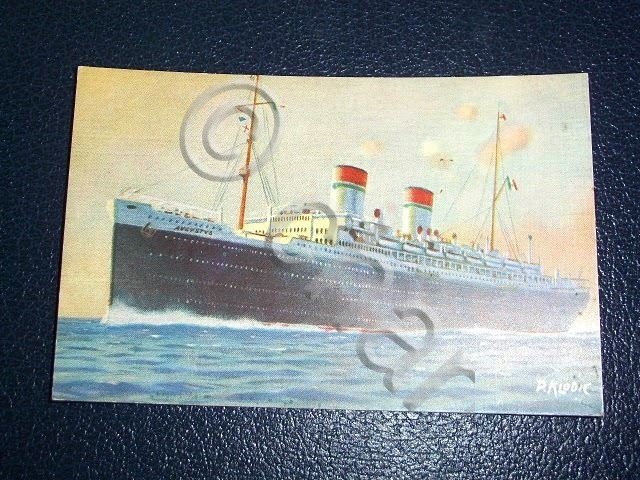 Cartolina Navigazione - Nave Espresso M/n Augustus '30