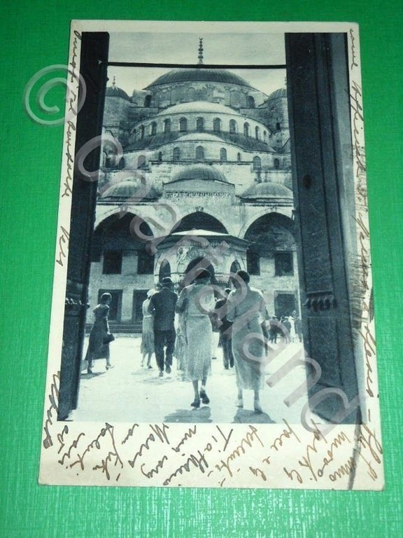 Cartolina Navigazione Flotte Riunite Italia - Crociera Istanbul 1933.