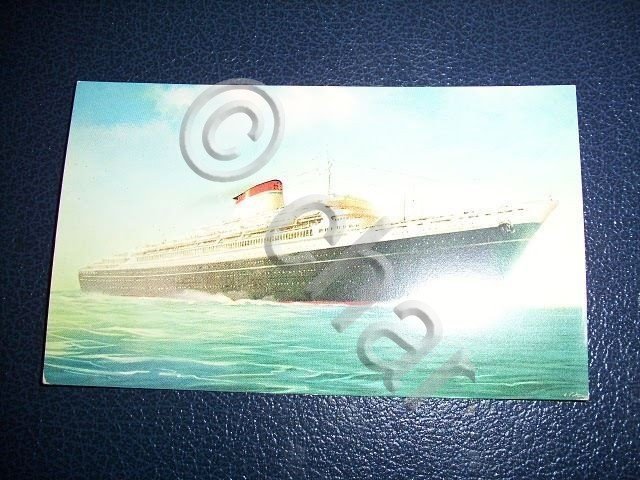 Cartolina Navigazione Italia - Nave L. da Vinci 1960 ca.
