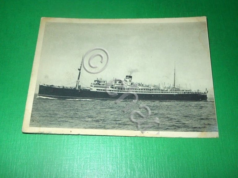 Cartolina Navigazione Italia Flotte Riunite ( Genova ) - Nave …