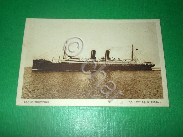 Cartolina Navigazione LLoyd Triestino - S/S Stella d' Italia 1940 … | Immagine Gallery 2