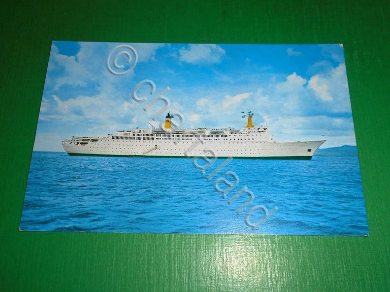 Cartolina Navigazione Navi - Home Lines - S/S Doric 1975 …