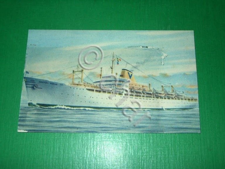 Cartolina Navigazione Soc. Trasporti Marittimi SITMAR Genova - Castel Verde | Immagine Gallery 2