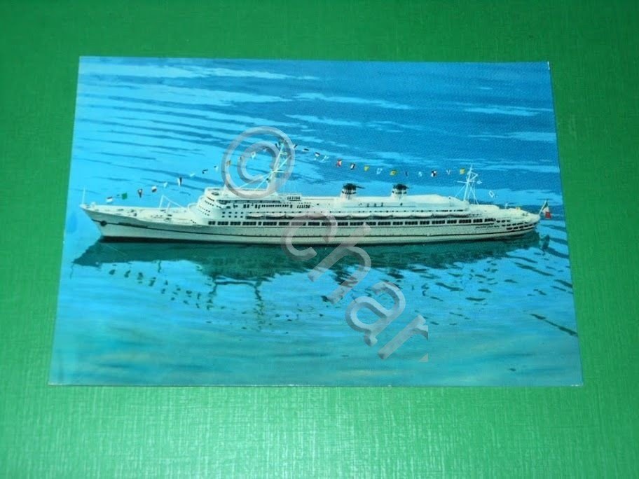 Cartolina Navigazione Turbonave Michelangelo 1965 ca.