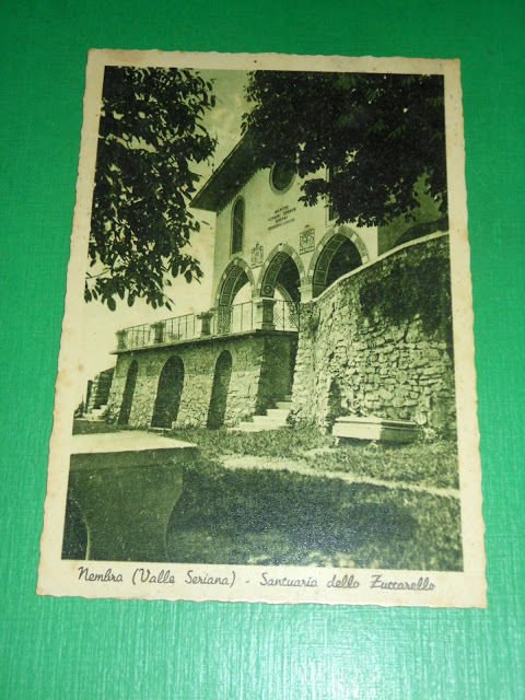 Cartolina Nembro ( Valle Seriana ) - Santuario dello Zuccarello …