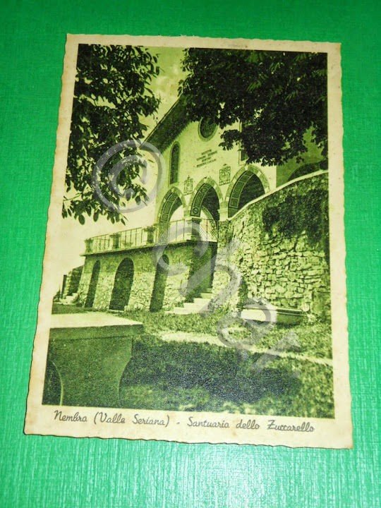 Cartolina Nembro ( Valle Seriana ) - Santuario dello Zuiccarello …