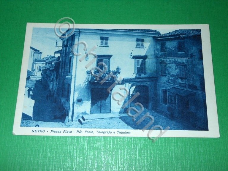 Cartolina Netro - Piazza Piave - RR. Poste Telegrafo e …