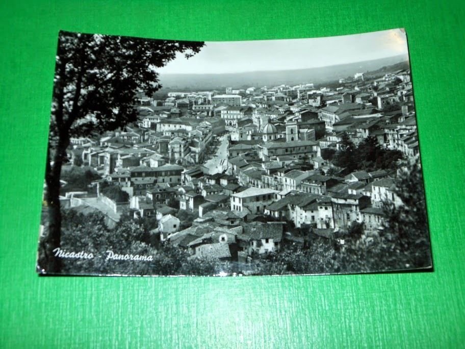 Cartolina Nicastro - Panorama 1958.